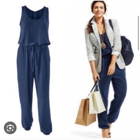 CAbi Pants - Cabi Blue Jumpsuit